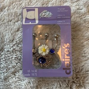 3 Pack Bellybutton Rings